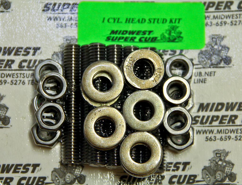 Head Stud Kit Midwest Super Cub