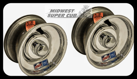 DWT Polished Front Wheel Kits