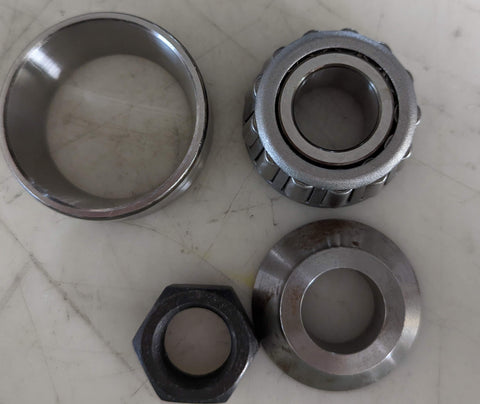 New Cup & Cone bearing with spacer & machined  nut